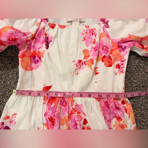 DM Fashion Cassidy Floral dress with puff sleeves | Size XS - Picture 7 of 8